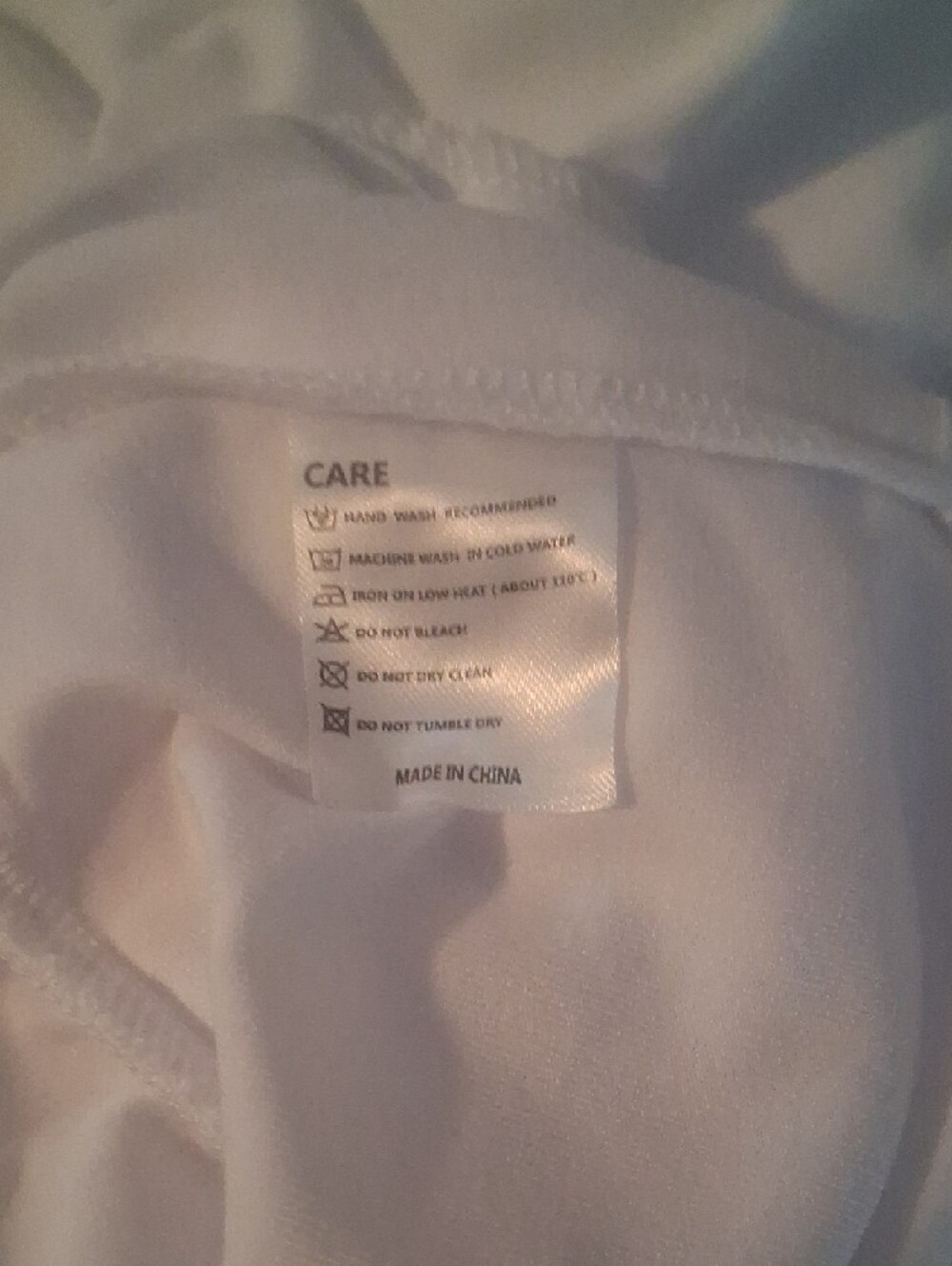 MANGOPOP White Long Sleeve Crew Neck Bodysuit XL - Picture 6 of 9